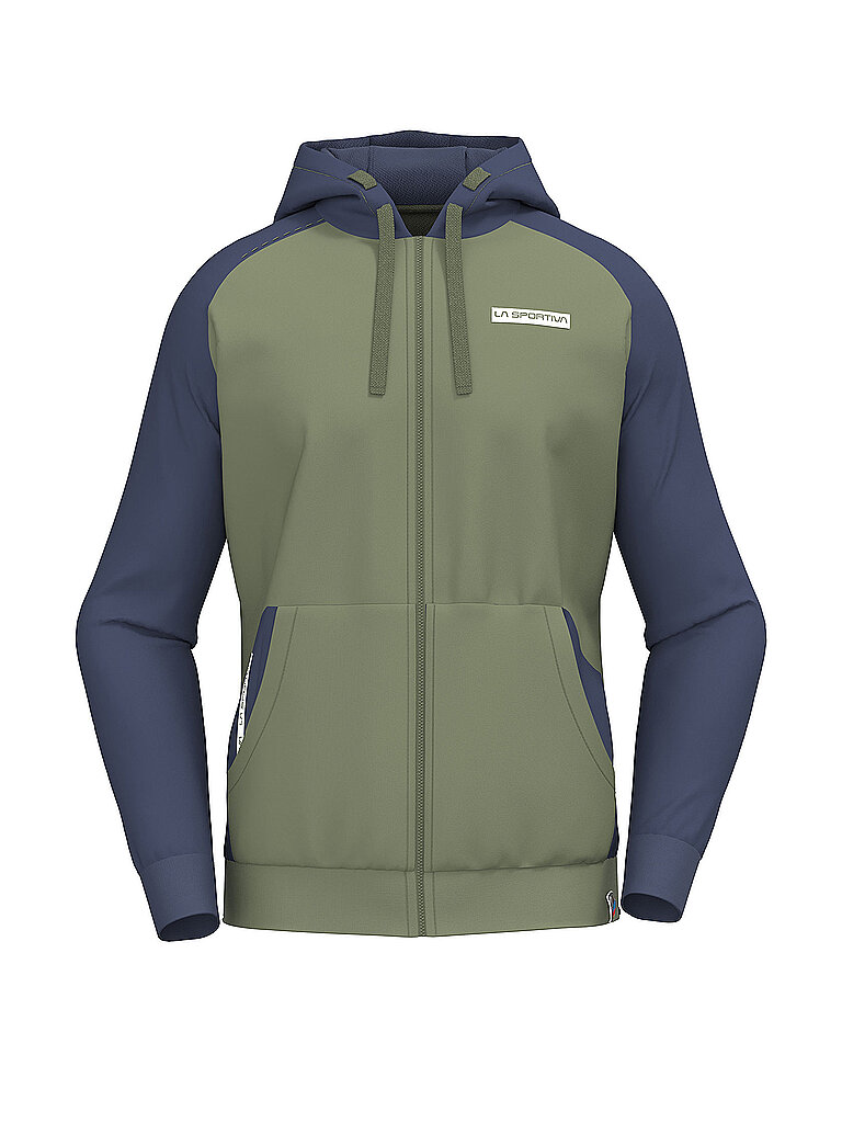 LA SPORTIVA Herren Fleecejacke Kaos Hoodie olive | M